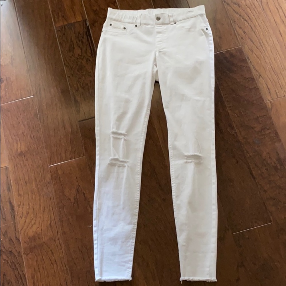 White jeans